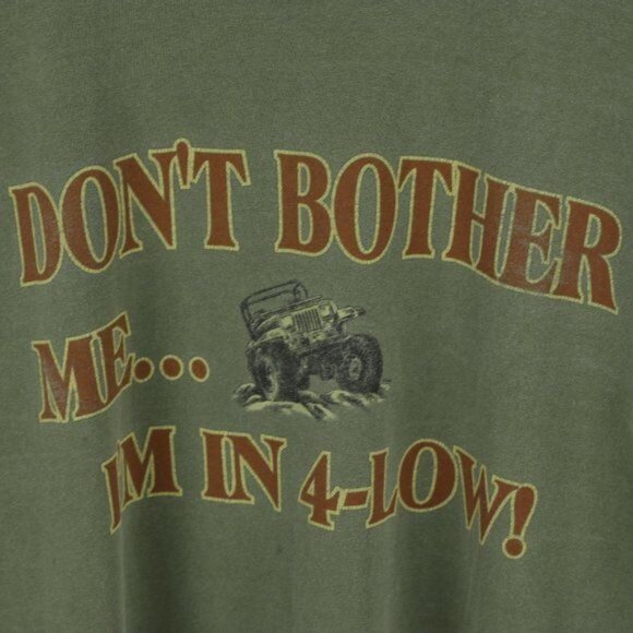 Anvil Moab, UT Jeep Men's 2XL Green Crewneck Short Sleeve Graphic Tee - Picture 5 of 9